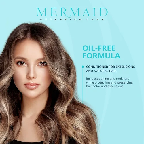 Vista 2 de Acondicionador, Hidratante, Fórmula diaria sin aceite para extensiones de cabello, 16 fl oz