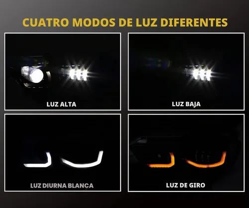 Vista 2 de SAUTVS Faros delanteros LED para Can Am Defender HD5 HD7 HD8 HD9 HD10 2016