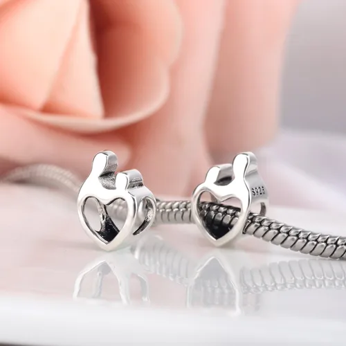 Vista 4 de PHOCKSIN Dijes para pulseras de plata de ley 925 para pulseras, regalos de cumpleaños para niñas