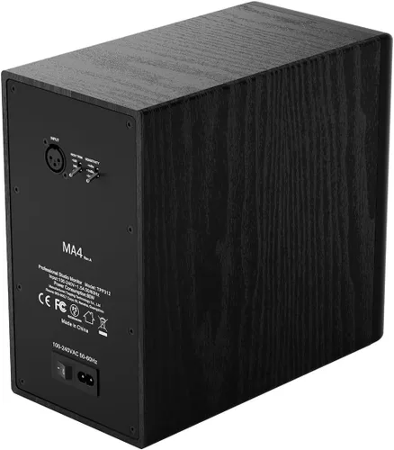 Vista 4 de TOPPING Monitor de estudio activo MA4, altavoz de campo cercano alimentado Negro
