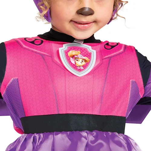 Vista 5 de Paw Patrol - Disfraz de Skye Deluxe para niños pequeños Multi colorido