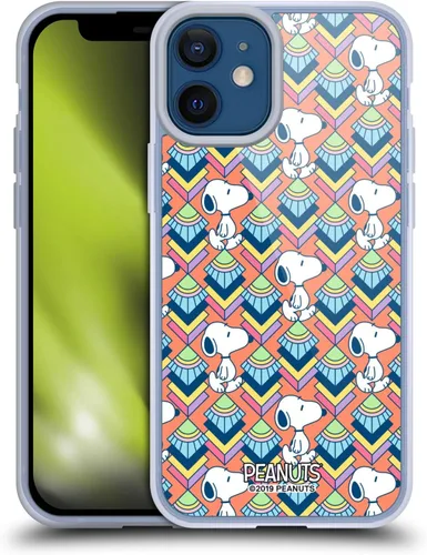 Vista 63 de Head Case Designs Snoopy Deco Dreams - Funda de gel suave con licencia oficial de Peanuts Blue Pattern compatible con Apple iPhone 7 Plus/iPhone 8