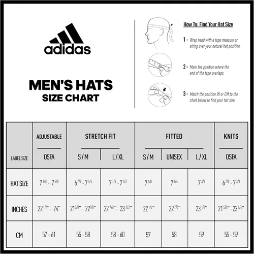 Vista 6 de adidas Men's Excel Performance Structured Snapback Adjustable Fit Hat