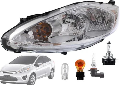 Vista 31 de APA - Conjunto de faros delanteros de repuesto para 2003 2004 2005 03 04 05 Cavalier par de pasajeros derecho y lado izquierdo del conductor Par