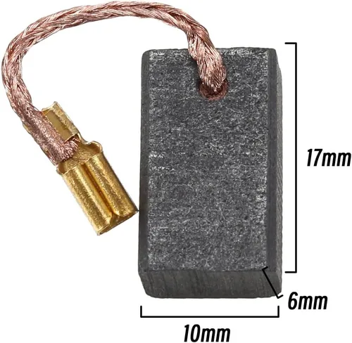 Vista 4 de SING F LTD 2 pares de cepillos de carbono compatibles con Bosch GWS 17-125 CIE accesorios de herramientas eléctricas con función de parada