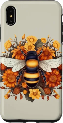 Vista 11 de iPhone 16 Boho Flower Bee Honey Beekeeper Daisy Sunflower Bee Case