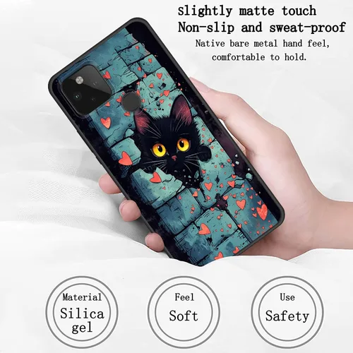 Vista 376 de Funda delgada para Google Pixel 4 XL, funda delgada de silicona de TPU suave a prueba de golpes para Google Pixel 4 XL, astronauta Galaxy