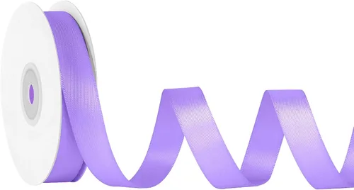 Vista 63 de LIUYAXI Cinta púrpura claro, 1/2 pulgada x 25 yardas, cinta de doble cara púrpura claro para envolver regalos, manualidades, ramo de lazos