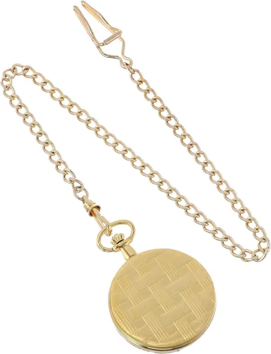 Vista 3 de Charles Hubert 3841-GR Reloj de bolsillo mecánico chapado en oro, Multi, Mecánico