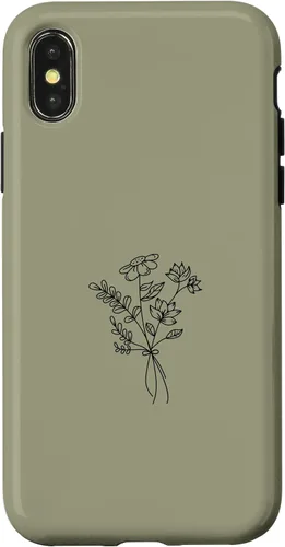 Vista 5 de Funda para iPhone 16 Wildlfower Floral Flower Khaki