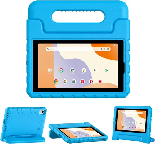 Vista 13 de Funda para tablet Walmart Onn de 7 pulgadas Gen 4 2024 Modelo: 100135924, peso ligero, a prueba de golpes, duradero, con soporte de mango Negro