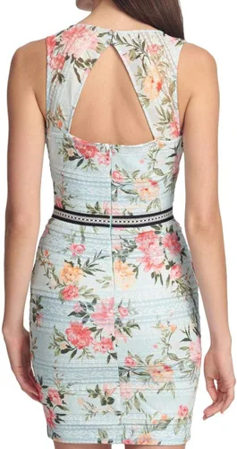 Vista 3 de GUESS Vestido contemporáneo de encaje estampado para mujer
