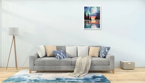 Vista 4 de LVIITIS Kit de pintura de diamantes para adultos principiantes, kit de puntos artísticos de diamantes 5D para adultos, pintura con gemas