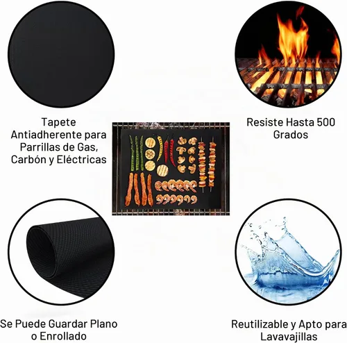 Vista 3 de Home-Complete Juego de 18 piezas de parrilla para barbacoa, kit de herramientas de barbacoa de acero inoxidable de 16 piezas con estuche de aluminio