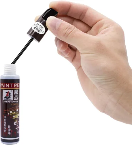 Vista 7 de Pluma de pintura de relleno para reparación de arañazos de automóvil, pintura de retoque negra, bolígrafo de retoque de pintura para uso especial