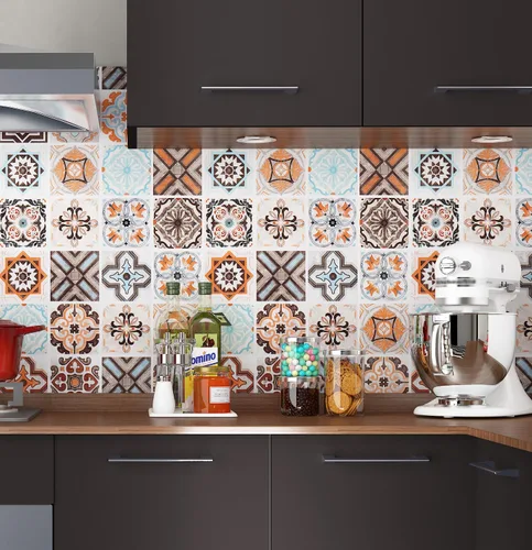 Vista 3 de Livelynine Papel tapiz autoadhesivo para paredes de cocina, rollo de vinilo extraíble de 15.8 x 78.8 pulgadas