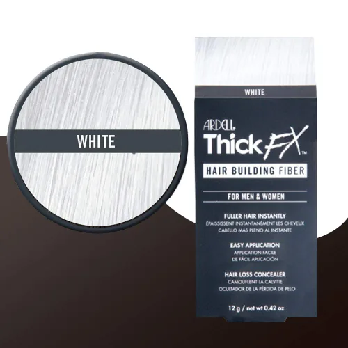 Vista 5 de Ardell Thick FX Fibra de construcción de cabello blanco para cabello más completo al instante, 0.42 oz