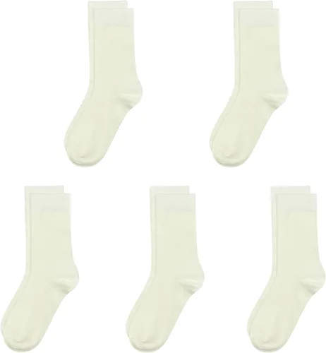 Vista 25 de SERISIMPLE Calcetines de bambú de viscosa para niños, calcetines escolares antiolor para niños y niñas, uniforme, ligeros, con costuras planas, 5