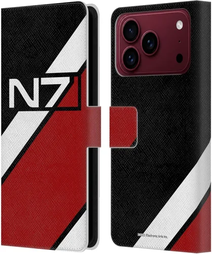 Vista 117 de Head Case Designs Funda de piel con licencia oficial de EA Bioware Mass Effect Cerberus Logo Graphics tipo cartera compatible con Apple iPhone 11