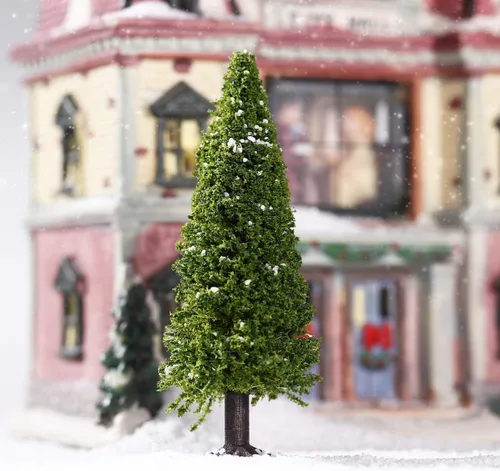 Vista 6 de BESPORTBLE 15 unids árboles modelo miniatura paisaje paisaje cedro mini árbol de Navidad modelo para bricolaje paisaje verde paisaje