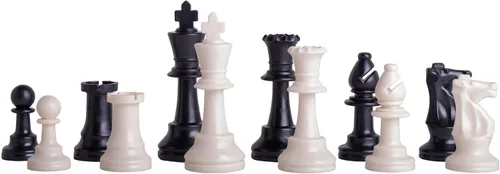 Vista 2 de Juego de ajedrez de ajedrez estadounidense con triple peso (azul)