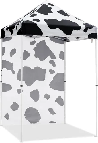 Vista 45 de EAGLE PEAK - Toldo desplegable de 5 x 5, toldo instantáneo para exteriores, fácil de instalar, refugio plegable de pierna recta (beige)