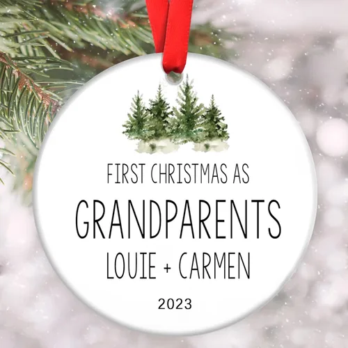 Vista 22 de Adornos familiares personalizados, adorno de Navidad familiar, decoración del hogar de Navidad, regalos de Navidad para la familia, adornos de árbol