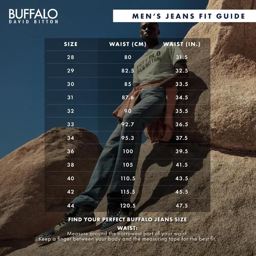 Vista 5 de Buffalo David Bitton Torpedo - Sarga elástica para hombre, color carbón