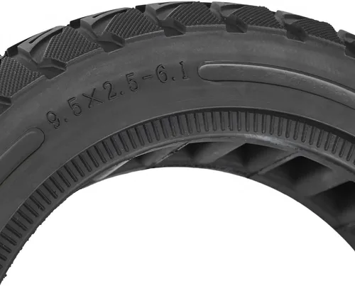 Vista 5 de Reemplazo de neumático sólido todoterreno de 9.5 x 2.5-6.1 para NIU KQi3 Pro/Max/Sport Scooter - Sin pinchazos, mantenimiento sin complicaciones
