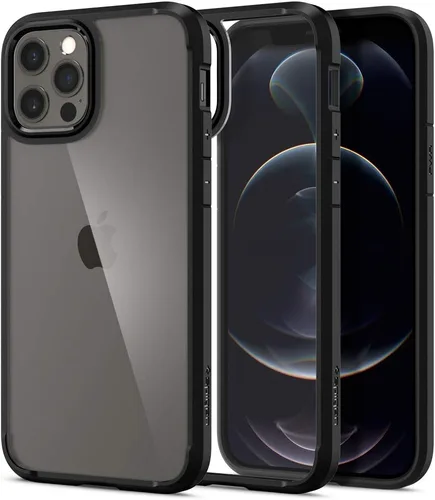 Vista 26 de Spigen Funda para iPhone 12 Mini, ultra híbrida, sin anillo magnético, antiamarilleo, transparente