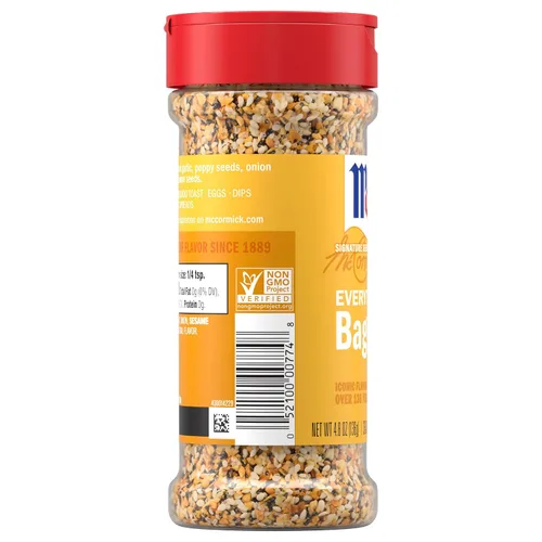 Vista 12 de Condimento multiusos McCormick Everything Bagel