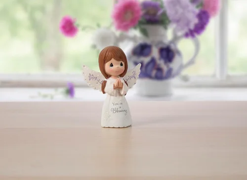 Vista 6 de Precious Moments 162405 Eres una bendición, mini estatuilla de resina