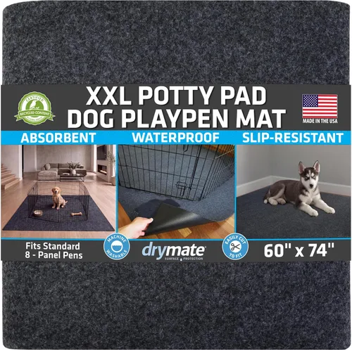 Vista 11 de Drymate Alfombrilla Forro para Caja de Parto, Lavable a Máquina, Súper Absorbente, Impermeable, Secado Rápido, Antideslizante, Reutilizable