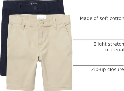 Vista 18 de The Children's Place Pantalones chinos ajustados para bebés y niños pequeños
