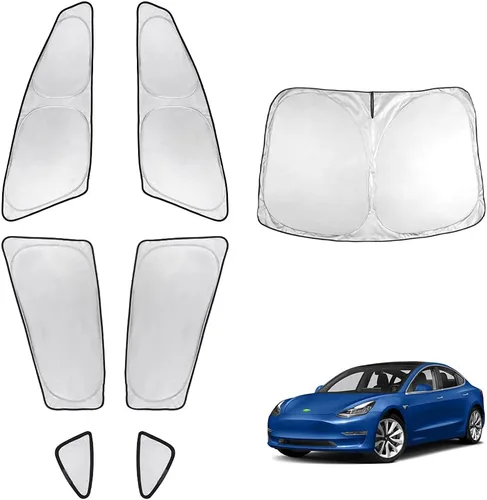 Vista 72 de T TGBROS Parasol para parabrisas para BMW X1 F48 2016 2017 2018 2019 2020 2021 2022 para ventana de automóvil, con bloqueo UV grueso y opaca
