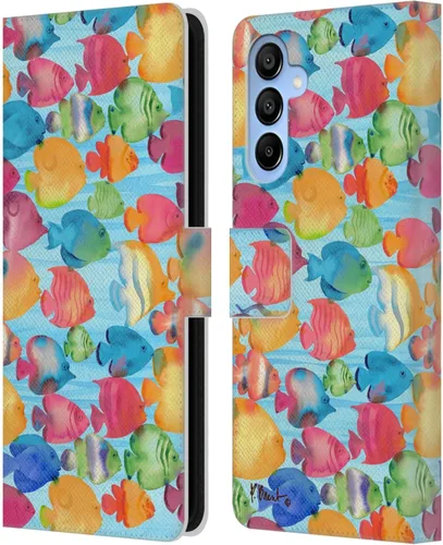 Vista 16 de Head Case Designs Officially Licensed Paul Brent Agate Mermaid Coastal Leather Wallet Case Compatible with Samsung Galaxy A16 5G
