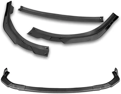 Vista 4 de EPARTS - Juego de 3 piezas de alerón para parachoques delantero, divisor de barbilla, kit de protección compatible con modelos Lexus ES350 / ES300h