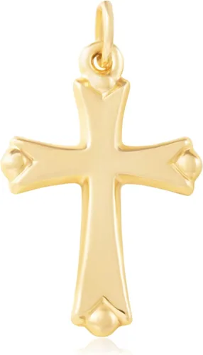 Vista 19 de Dijes religiosos de oro amarillo de 14 quilates para hombres y mujeres – disponible en varios diseños