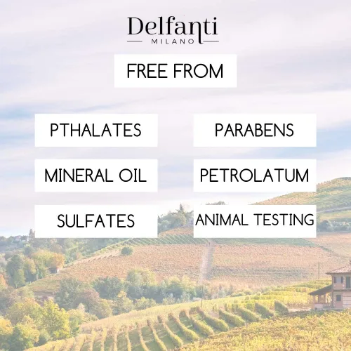 Vista 5 de Delfanti-Milano • Crema facial de día ESCULPAR Y LIFTING COLÁGENO • Hidratante facial y cuello con PERLA NEGRA y GEL DE ALGAS ROJAS• Hecho en Italia