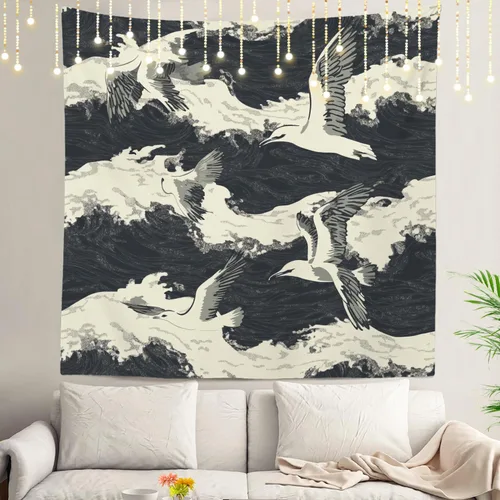 Vista 47 de Shrahala Brown Golden Tapestry, Lion Wall Hanging Hd Print Polyester Backdrop For Dorm Room Bedroom 30 X 40 In