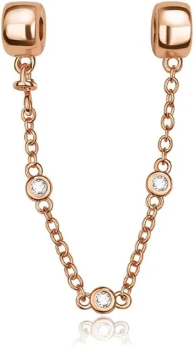 Vista 17 de ARTCHARM Collar de cadena de seguridad con cierre de amor, cuentas de corazón de plata de ley 925, ajuste de pulsera de estilo europeo 2