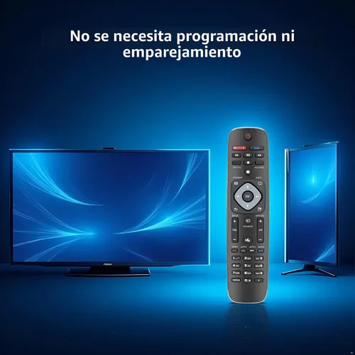Vista 4 de Mando a distancia universal para Philips TV, repuesto para todos los televisores inteligentes Philips LCD LED 4K UHD