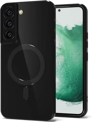 Vista 143 de Svanove Funda magnética de silicona para Samsung Galaxy S22, compatible con Magsafe, bonita funda para mujer, goma de gelatina brillante delgada