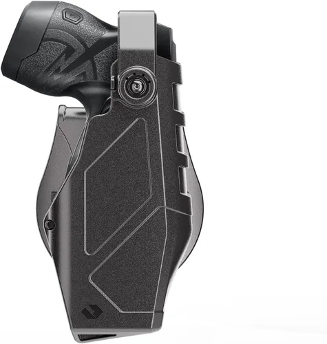 Vista 12 de Orpaz Funda Taser X26P compatible con Axon TASER X26P para autodefensa, cuenta con un mecanismo de retorno automático de seguridad, unisex