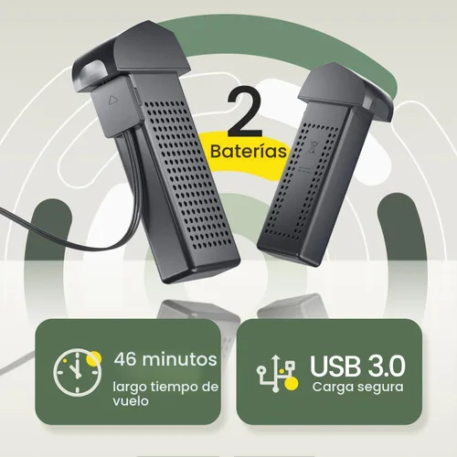 Vista 4 de Holy Stone HS175D Drone GPS con cámara 4K para adultos, menos de 8.78 oz, cuadricóptero RC plegable con retorno automático, vuelo de 46 minutos
