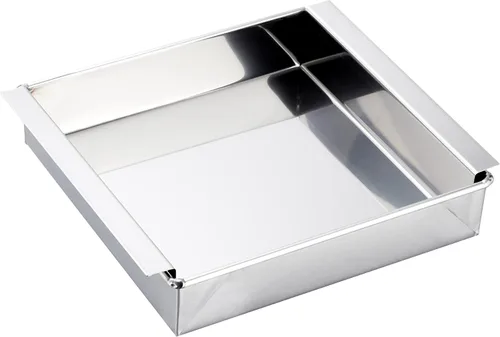 Vista 3 de Endoshoji TKG ATM08018 Molde de jalea de agar tofu de huevo, rectangular, acero inoxidable, resistente al óxido, higiénico, molde de tofu de huevo