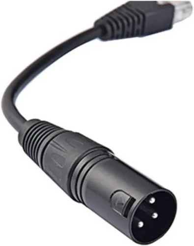 Vista 2 de 11.8 in RJ45 macho a XLR 3 Pin macho/hembra Cable adaptador (XLR 3 Pin macho)