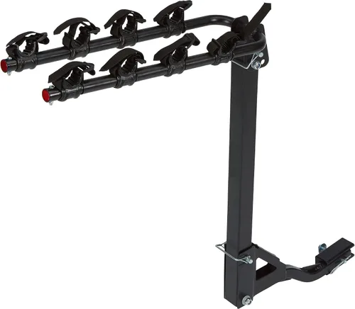 Vista 9 de Young - Portabicicletas para 2 bicicletas para montaje en maletero, hasta 70 libras de capacidad