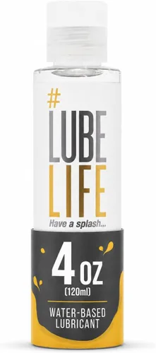 Vista 13 de LubeLife Lubricante a base de agua - Lubricante personal para hombres, mujeres y parejas, tamaño de viaje, no mancha, fácil de limpiar, seguro
