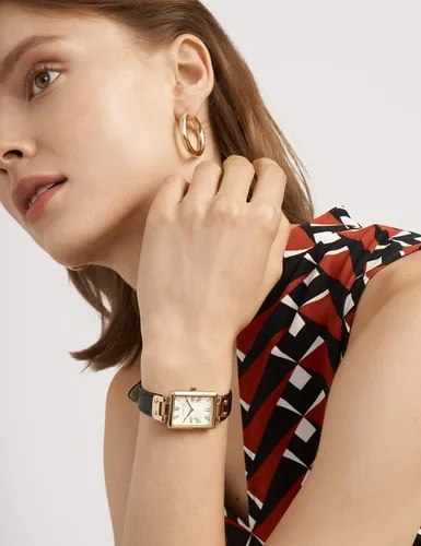 Vista 2 de Anne Klein AK/3752 - Reloj de pulsera para mujer con correa de piel